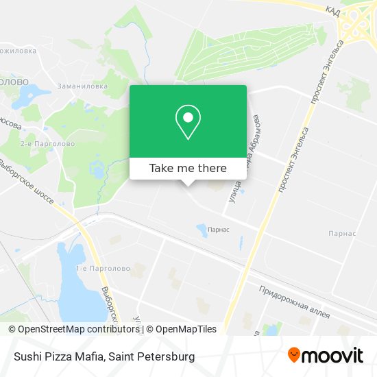 Sushi Pizza Mafia map