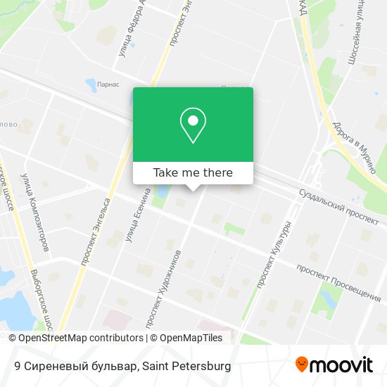 9 Сиреневый бульвар map
