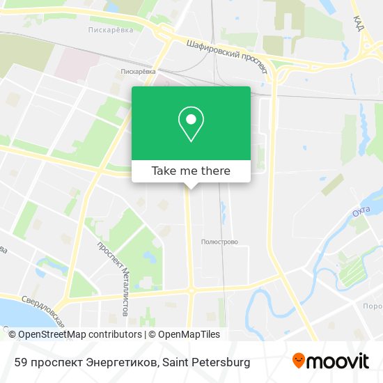 59 проспект Энергетиков map