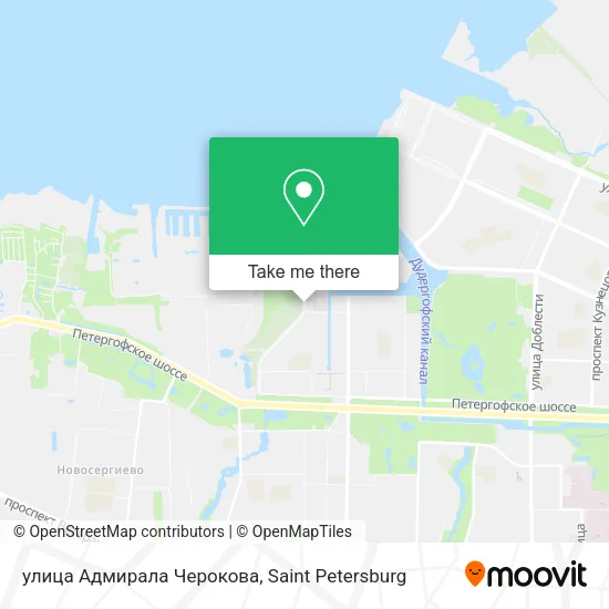 улица Адмирала Черокова map