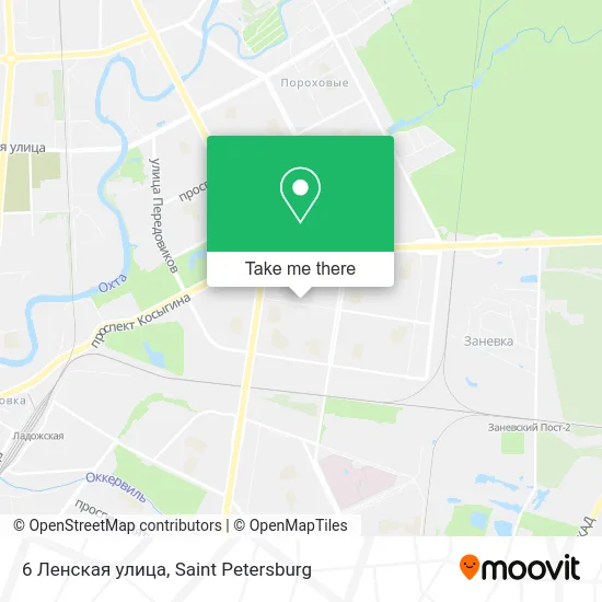 6 Ленская улица map