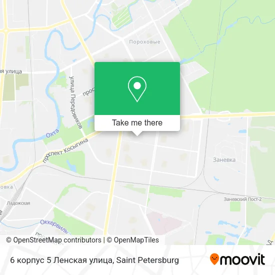 6 корпус 5 Ленская улица map