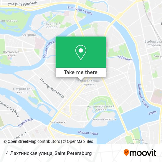 4 Лахтинская улица map