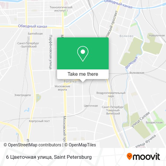 6 Цветочная улица map