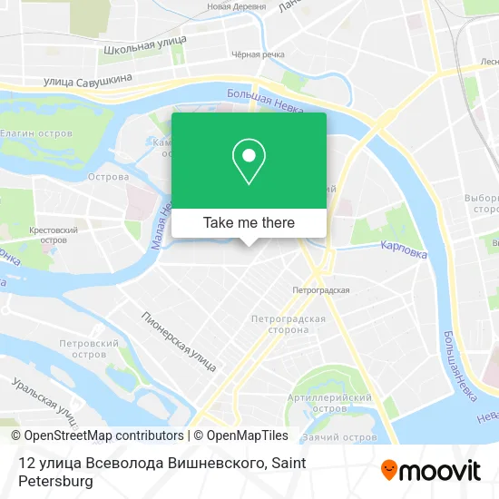 12 улица Всеволода Вишневского map