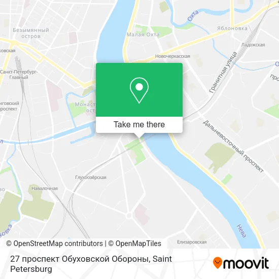 27 проспект Обуховской Обороны map