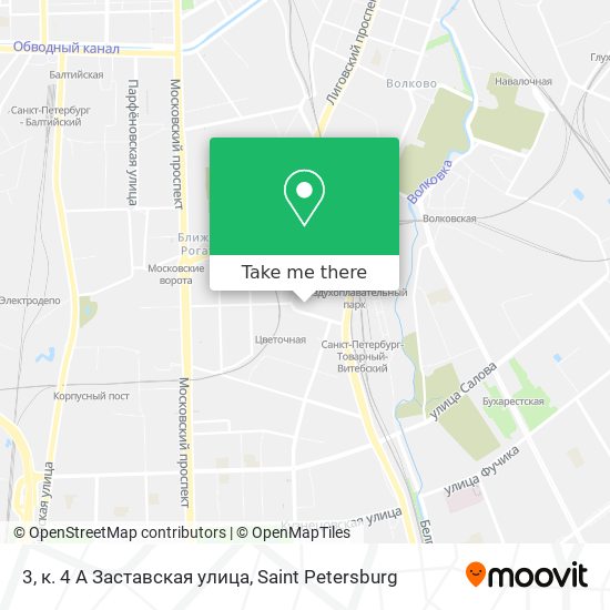 3, к. 4 А Заставская улица map