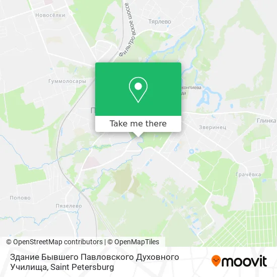 Здание Бывшего Павловского Духовного Училища map