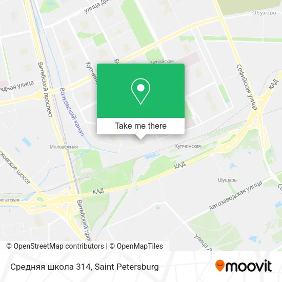Средняя школа 314 map