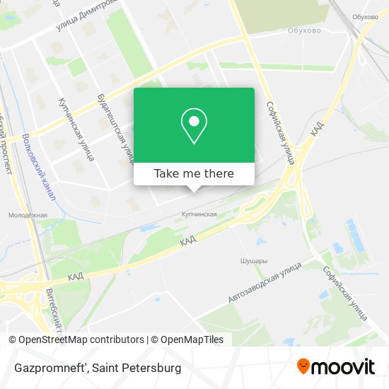 Gazpromneft' map