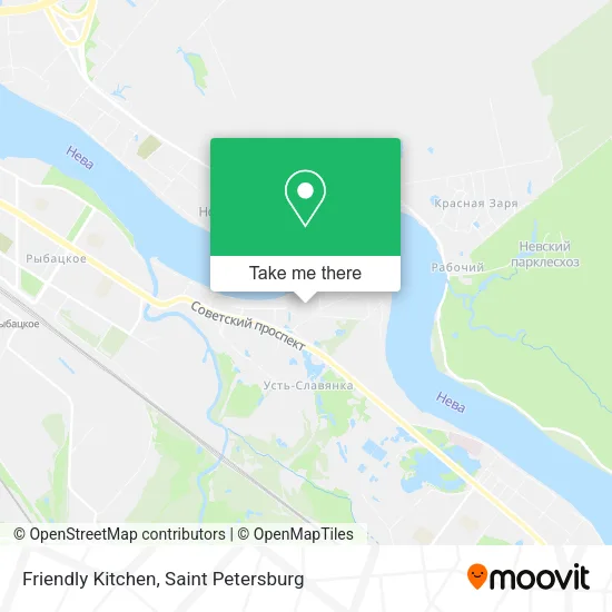 Friendly Kitchen map