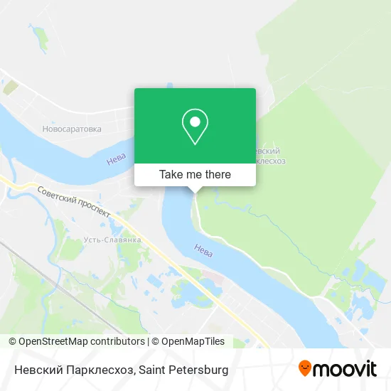 Невский Парклесхоз map
