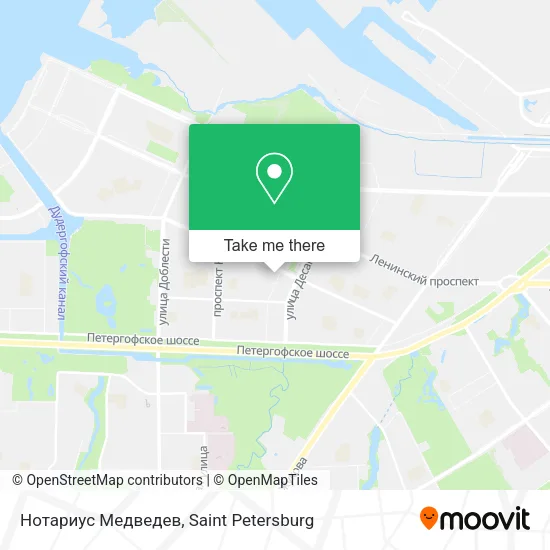 Нотариус Медведев map