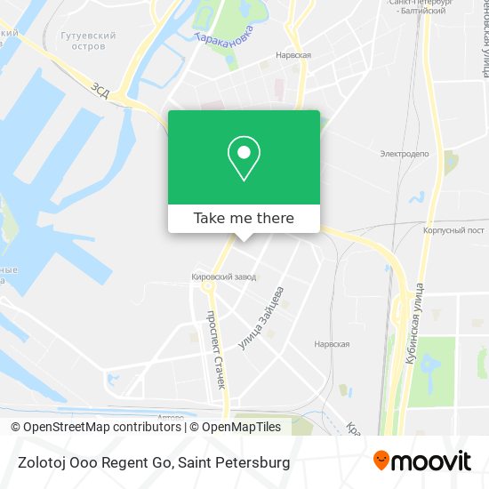 Zolotoj Ooo Regent Go map