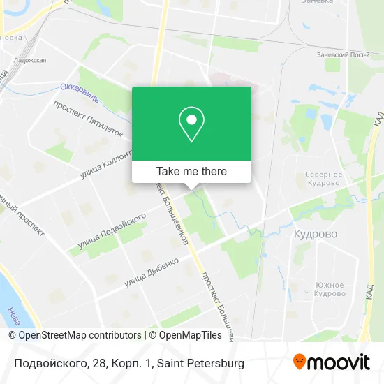 Подвойского, 28, Корп. 1 map