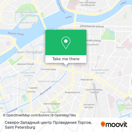 Северо-Западный центр Проведения Торгов map
