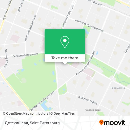 Детский сад map