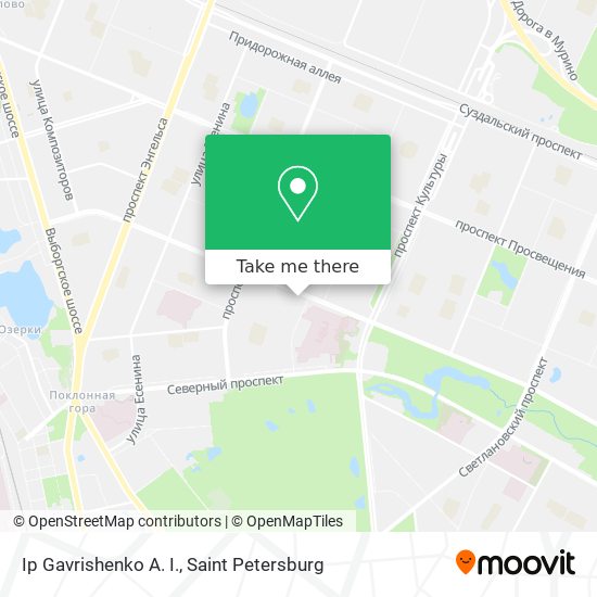 Ip Gavrishenko A. I. map