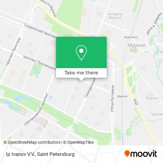 Ip Ivanov V.V. map