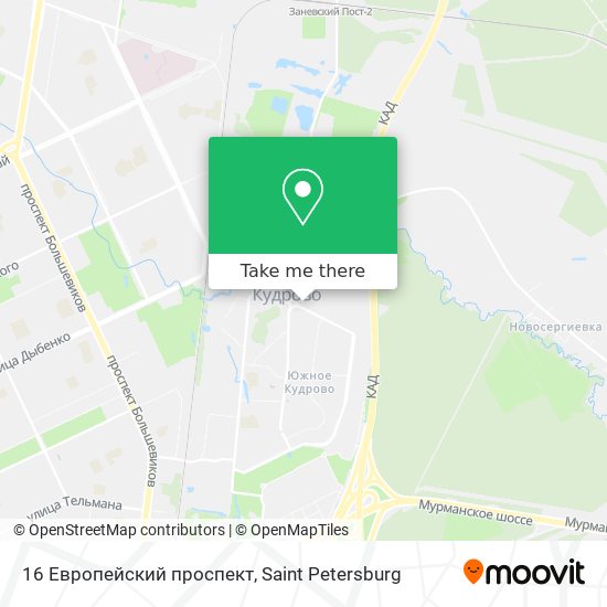 16 Европейский проспект map