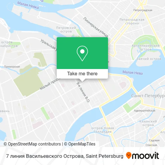 7 линия Васильевского Острова map