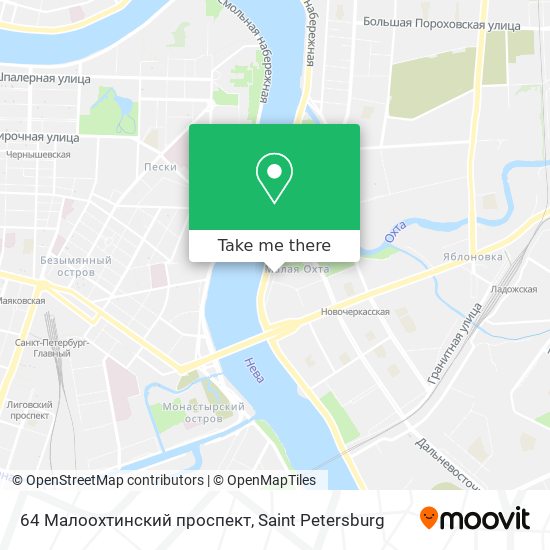 64 Малоохтинский проспект map
