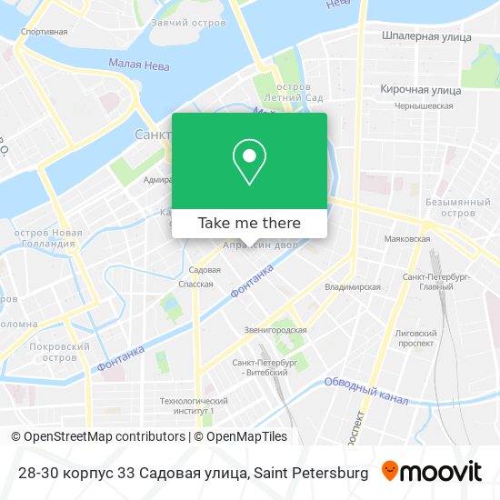 28-30 корпус 33 Садовая улица map