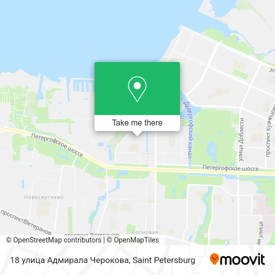 18 улица Адмирала Черокова map