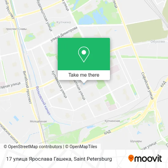 17 улица Ярослава Гашека map