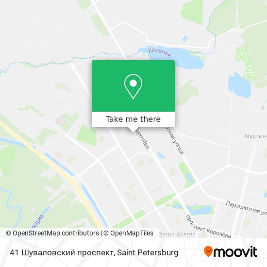 41 Шуваловский проспект map