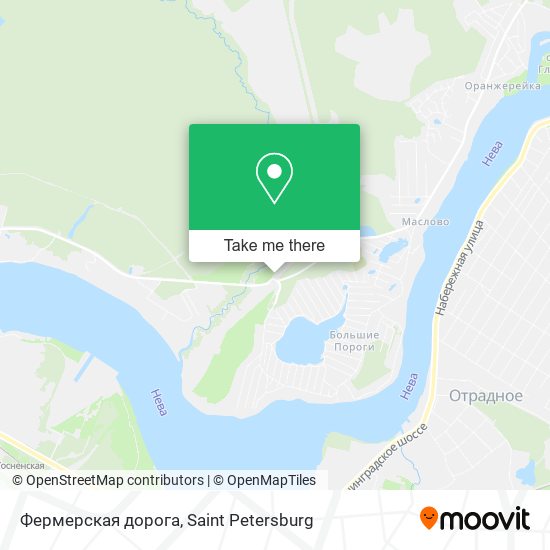 Фермерская дорога map