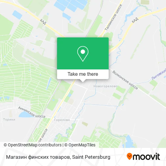 Магазин финских товаров map