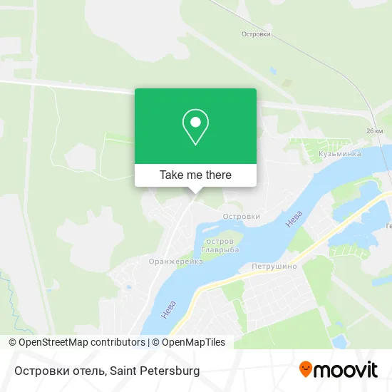 Островки отель map