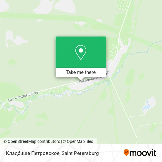 Кладбище Петровское map