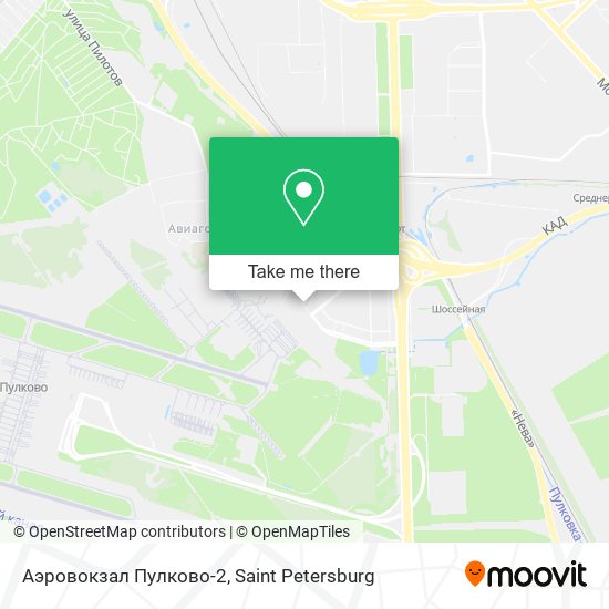 Аэровокзал Пулково-2 map