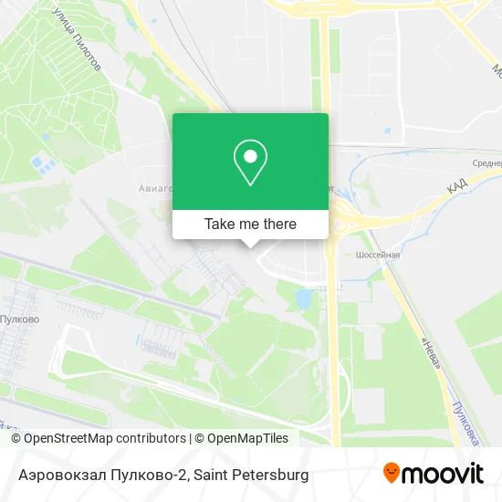Аэровокзал Пулково-2 map