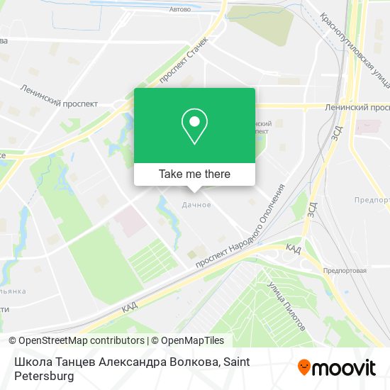 Школа Танцев Александра Волкова map