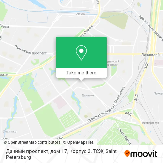 Дачный проспект, дом 17, Корпус 3, ТСЖ map