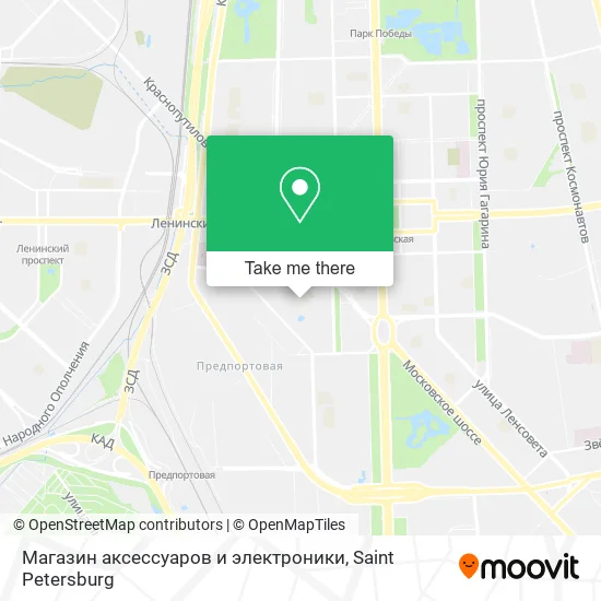 Магазин аксессуаров и электроники map