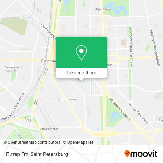 Питер Fm map