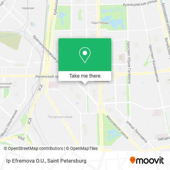 Ip Efremova O.U. map