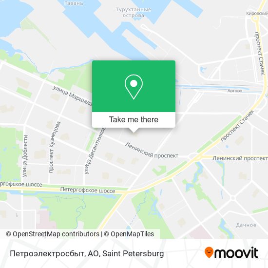 Петроэлектросбыт, АО map