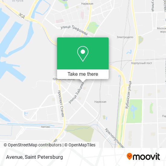 Avenue map