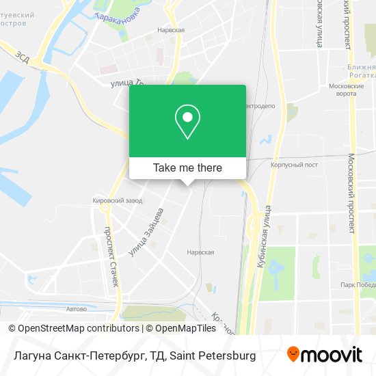 Лагуна Санкт-Петербург, ТД map