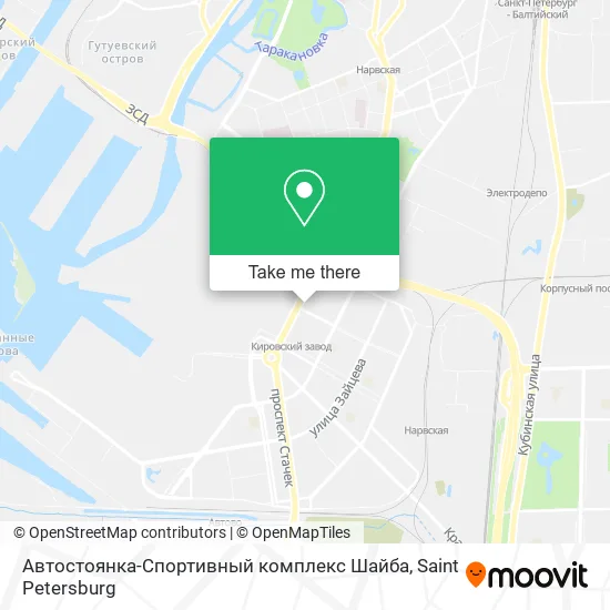 Автостоянка-Спортивный комплекс Шайба map