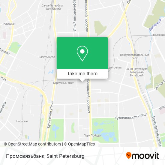 Промсвязьбанк map