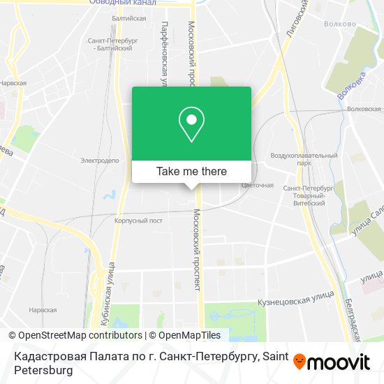 Кадастровая Палата по г. Санкт-Петербургу map