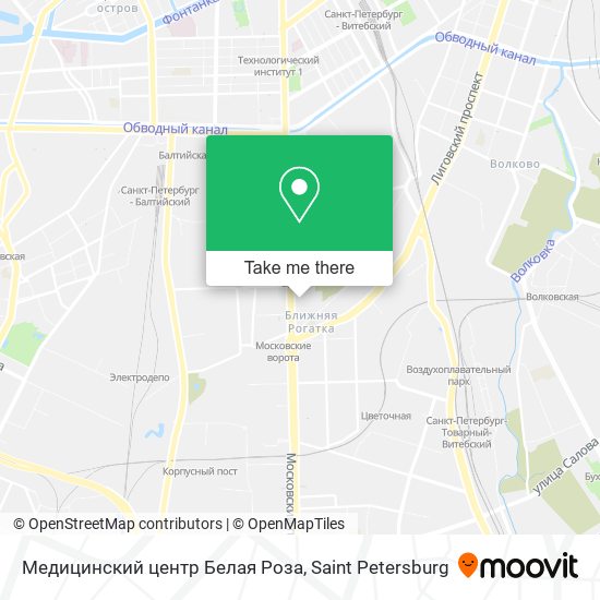 Медицинский центр Белая Роза map