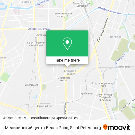 Медицинский центр Белая Роза map