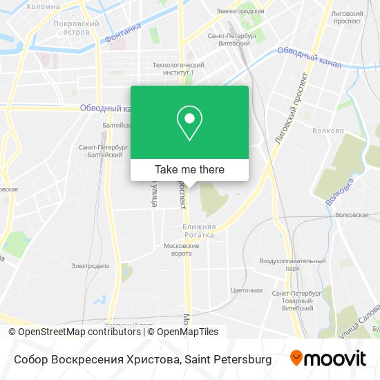 Собор Воскресения Христова map